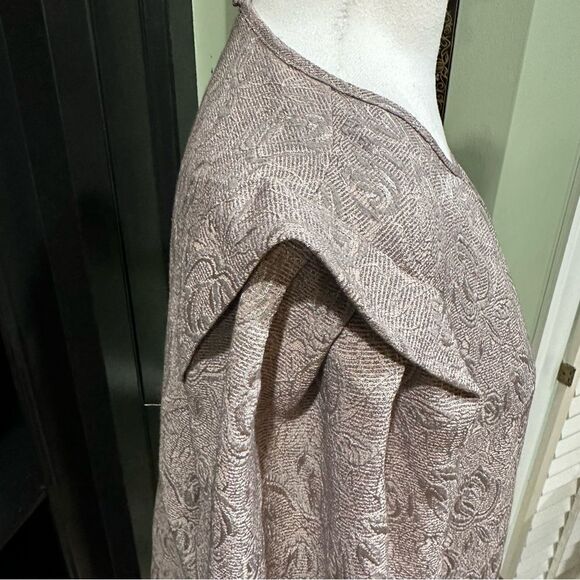 Anthropologies Current Air Los Angeles Textured Puff Shoulder Blouse – Size Larg - Picture 3 of 10